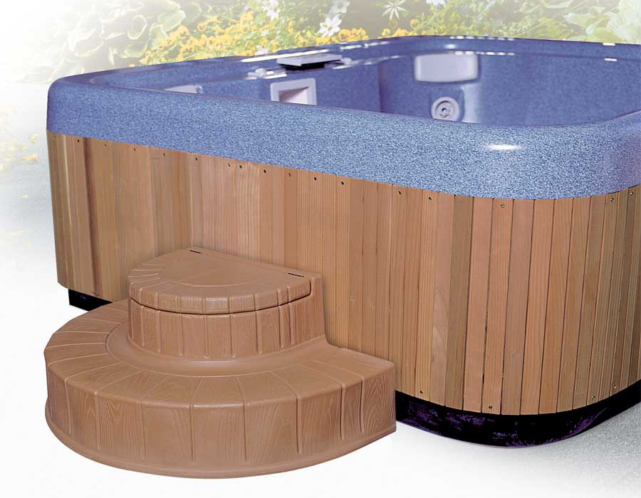 Storage Steps for Hot Tubs and Spas
